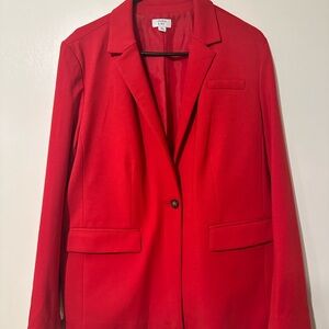 Crown & Ivy Bold Red Blazer